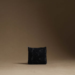 Black - Handmade Cotton Multipurpose Utility Pouches (set of 3) 14