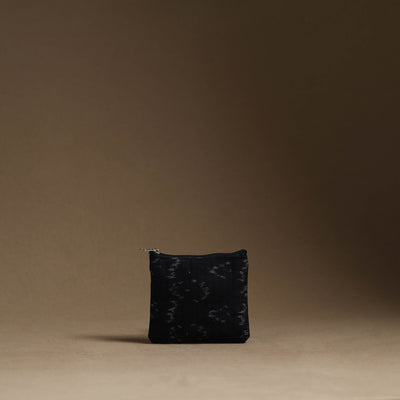 Black - Handmade Cotton Multipurpose Utility Pouches (set of 3) 14
