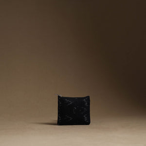 Black - Handmade Cotton Multipurpose Utility Pouches (set of 3) 14