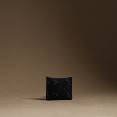 Black - Handmade Cotton Multipurpose Utility Pouches (set of 3) 14