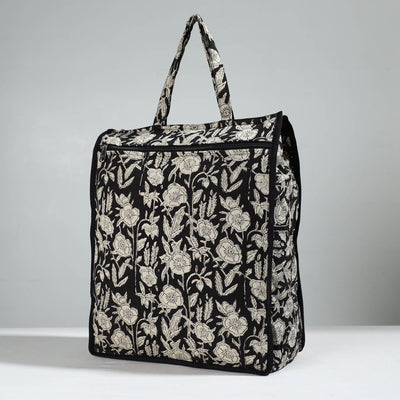 Black - Handcrafted Cotton Shopping Bag 03