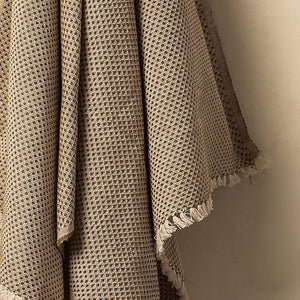 Brown - Alampur Handloom Cotton Bath Towel