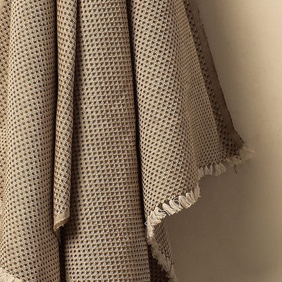 Brown - Alampur Handloom Cotton Bath Towel