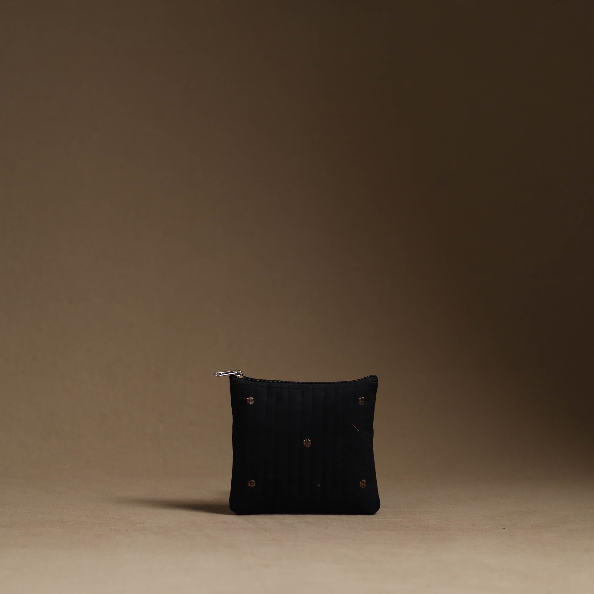 Black - Handmade Cotton Multipurpose Utility Pouches (set of 3) 21