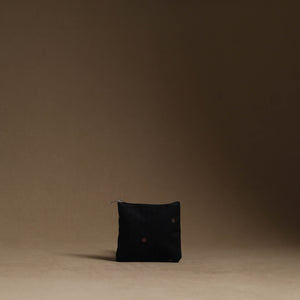 Black - Handmade Cotton Multipurpose Utility Pouches (set of 3) 21