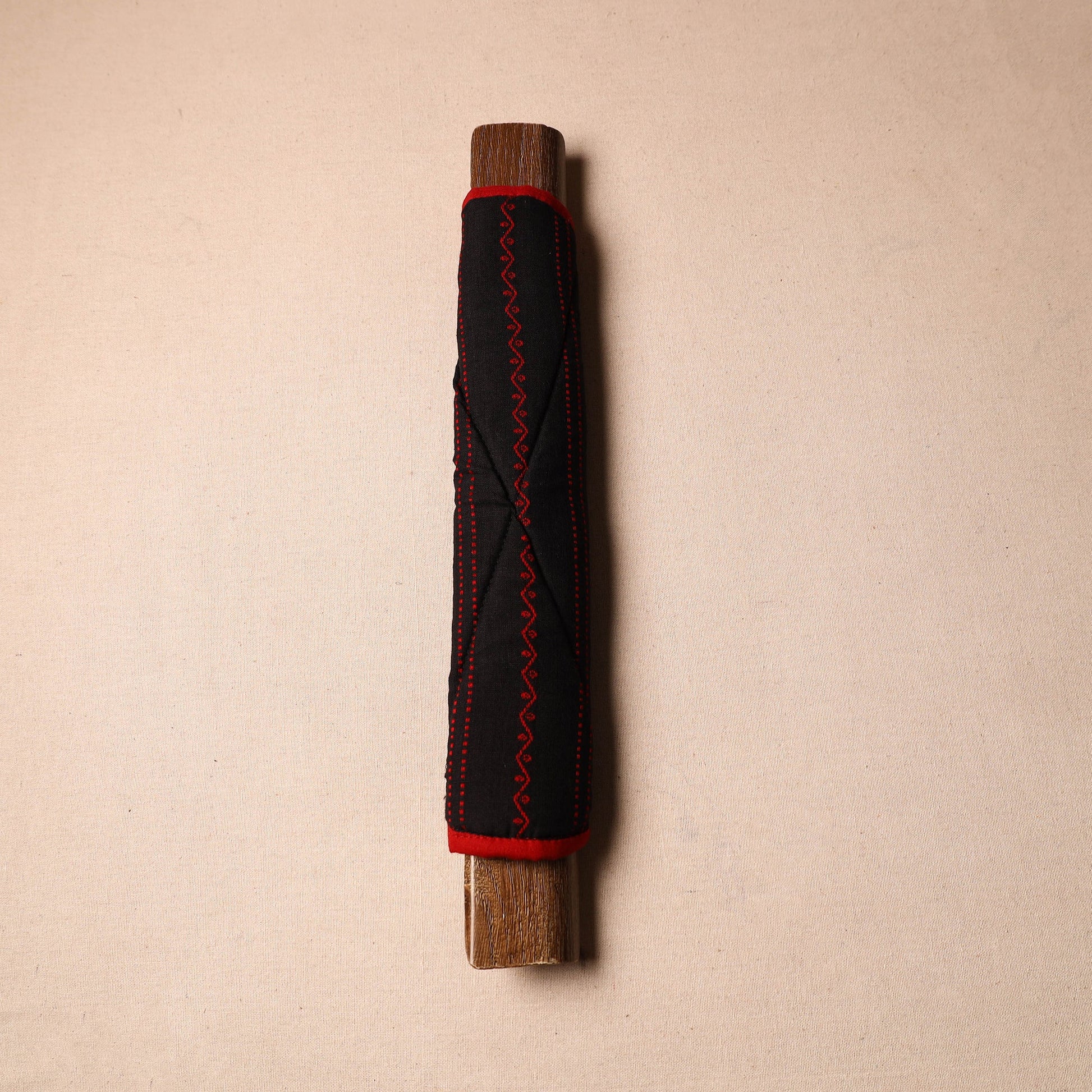Black - Handmade Cotton Fridge Handle Cover 32