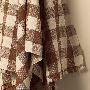 Brown - Alampur Handloom Fine Cotton Bath Towel