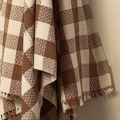 Brown - Alampur Handloom Fine Cotton Bath Towel