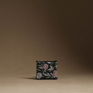 Black - Handmade Cotton Multipurpose Utility Pouches (set of 3) 28