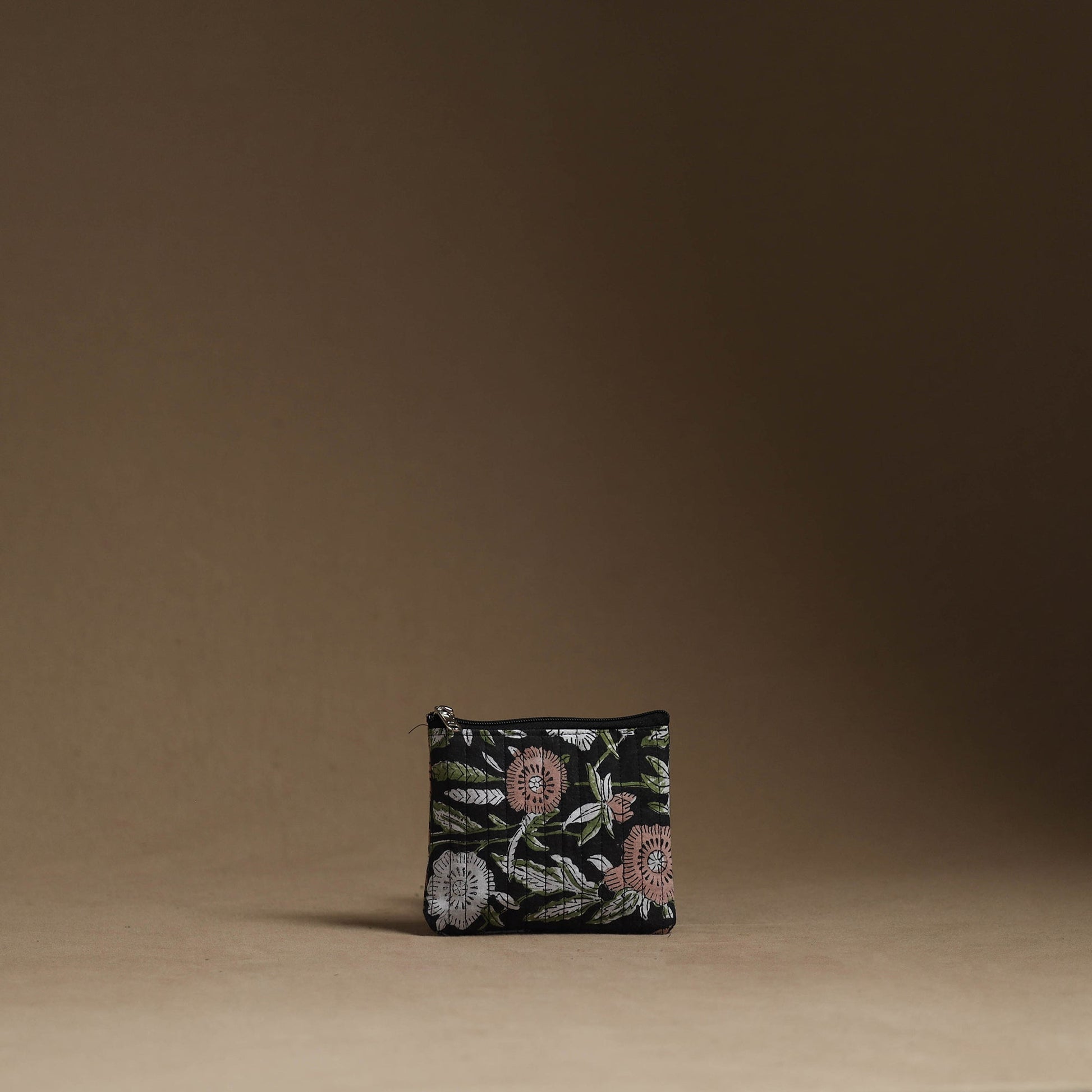 Black - Handmade Cotton Multipurpose Utility Pouches (set of 3) 28