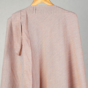 Brown - Jhiri Handloom Cotton Wrap Around Plain Skirt 06