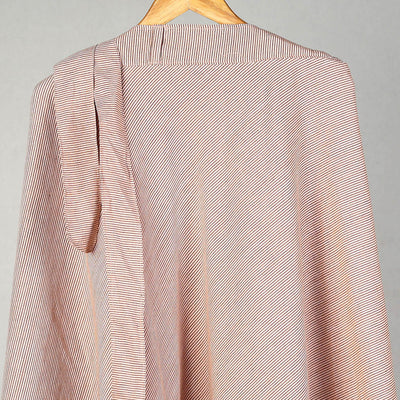 Brown - Jhiri Handloom Cotton Wrap Around Plain Skirt 06