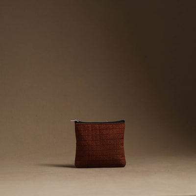 Brown - Handmade Cotton Multipurpose Utility Pouches (set of 3) 31