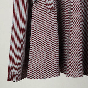Black - Jhiri Handloom Cotton Wrap Around Plain Skirt 25