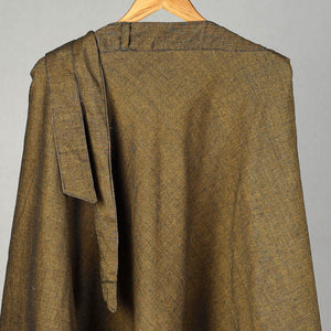 Brown - Jhiri Handloom Cotton Wrap Around Plain Skirt 26