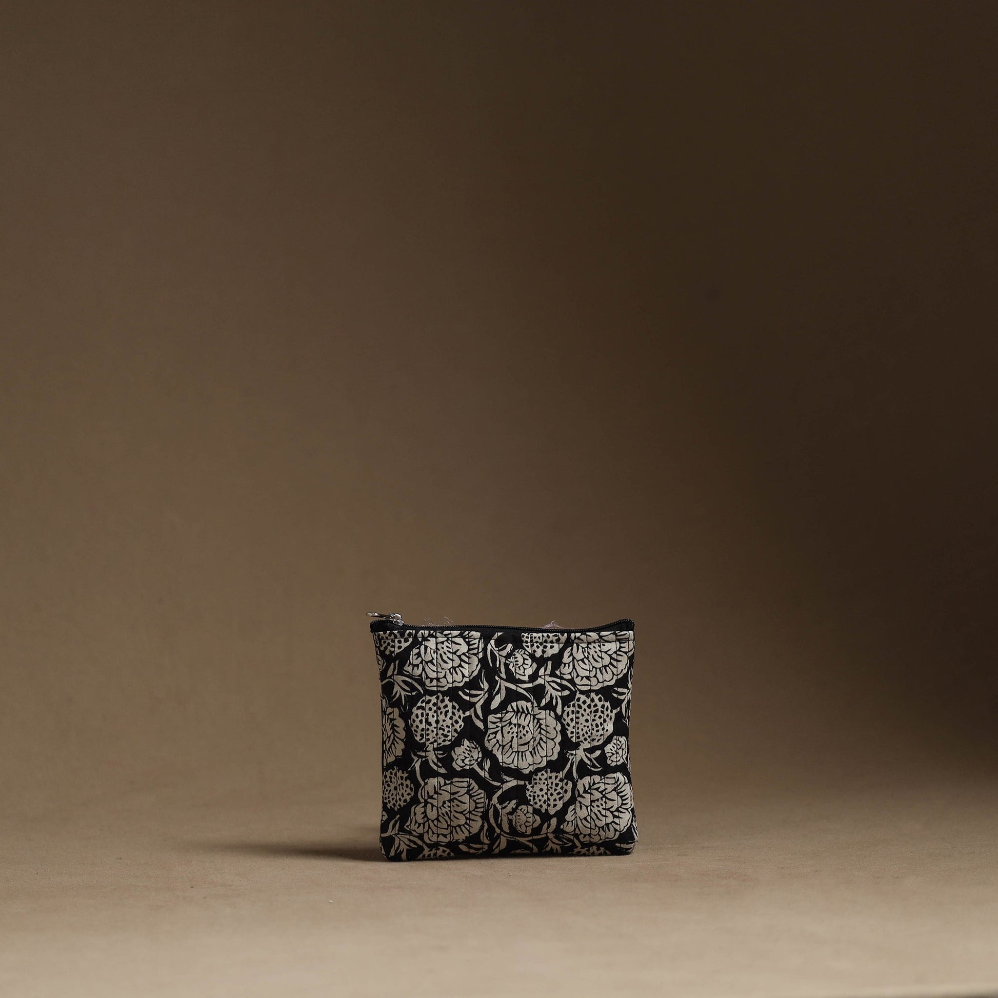 Black - Handmade Cotton Multipurpose Utility Pouches (set of 3) 33