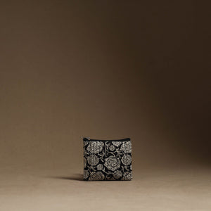 Black - Handmade Cotton Multipurpose Utility Pouches (set of 3) 33