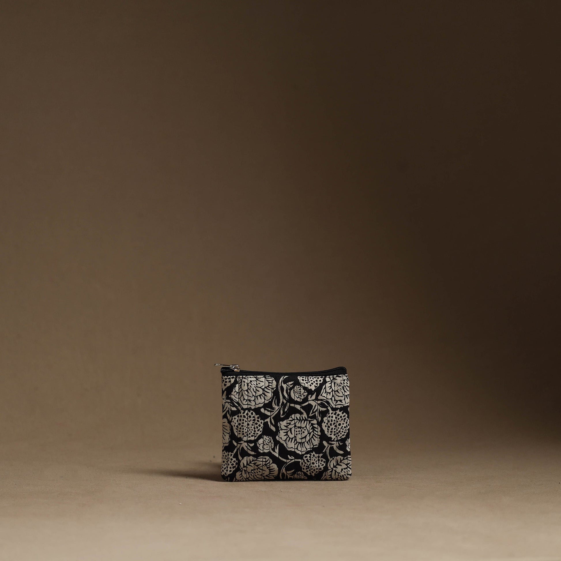 Black - Handmade Cotton Multipurpose Utility Pouches (set of 3) 33