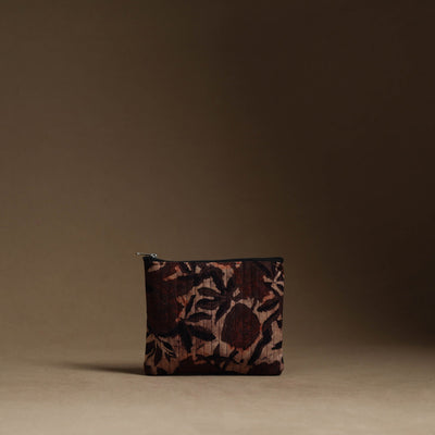 Brown - Handmade Cotton Multipurpose Utility Pouches (set of 3) 43