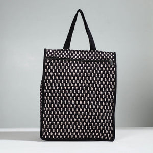 Black - Handcrafted Cotton Shopping Bag 27