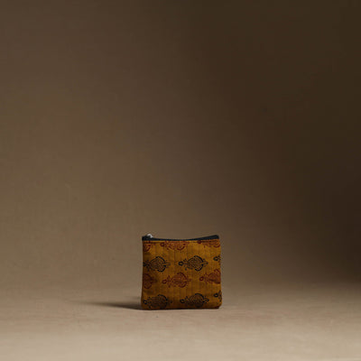 Brown - Handmade Cotton Multipurpose Utility Pouches (set of 3) 49
