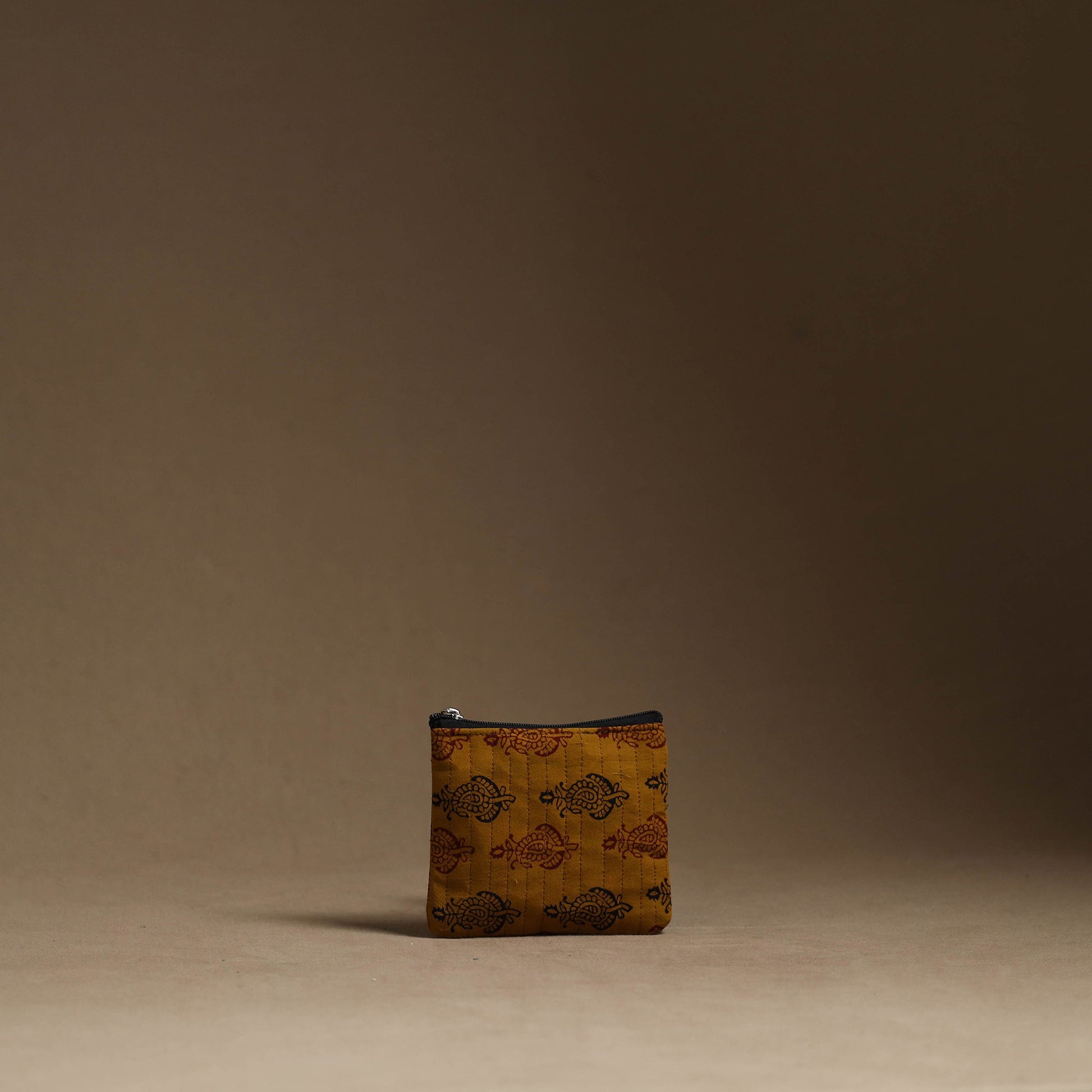Brown - Handmade Cotton Multipurpose Utility Pouches (set of 3) 49