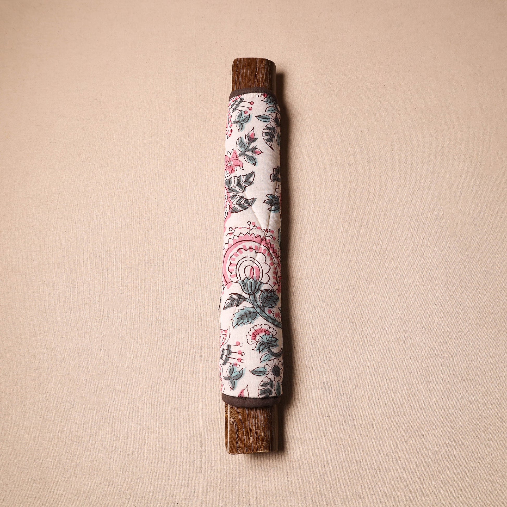 Beige - Handmade Cotton Fridge Handle Cover 90