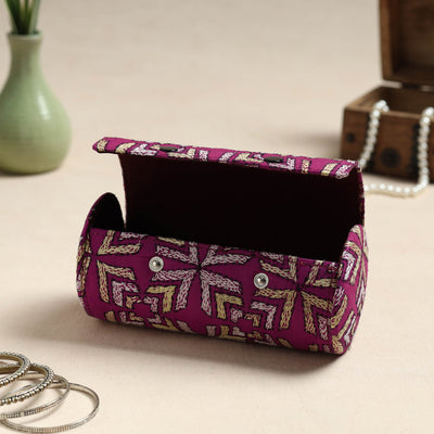 Bengal Kantha Work Handcrafted Bangle Box (Big)