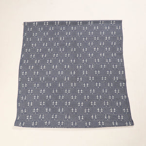 Blue - Bengal Kantha Embroidery Cotton Blouse Piece 87