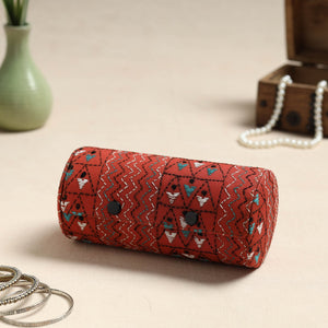 Bengal Kantha Work Handcrafted Bangle Box (Big)