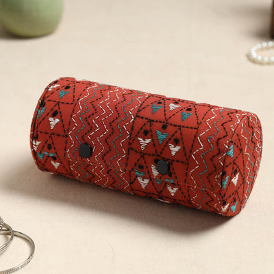 Bengal Kantha Work Handcrafted Bangle Box (Big)