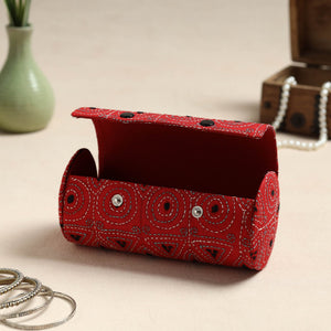 Bengal Kantha Work Handcrafted Bangle Box (Big)