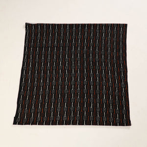 Black - Bengal Kantha Embroidery Cotton Blouse Piece 75