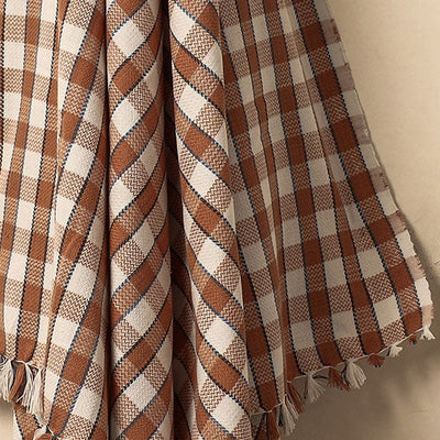 Brown - Nidubrolu Handloom Cotton Bath Towel