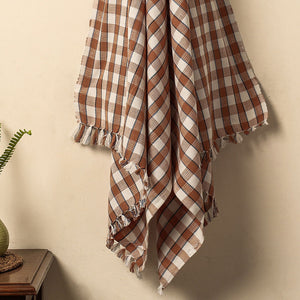 Brown - Nidubrolu Handloom Cotton Bath Towel