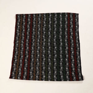 Black - Bengal Kantha Embroidery Cotton Blouse Piece 65