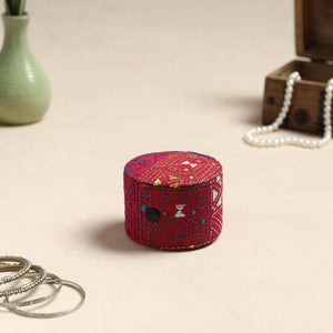 Bengal Kantha Work Handcrafted Bangle Box (Small)