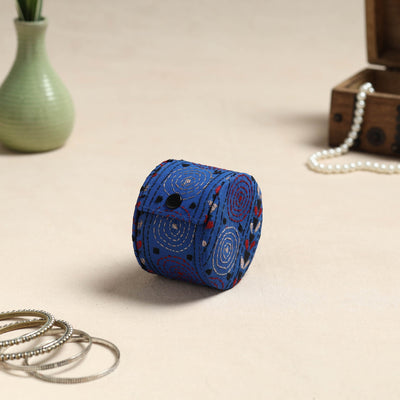 Bengal Kantha Work Handcrafted Bangle Box (Small)