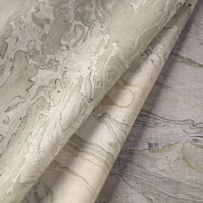 Beige - Digital Printed Marble Pattern Cotton Fabric 04