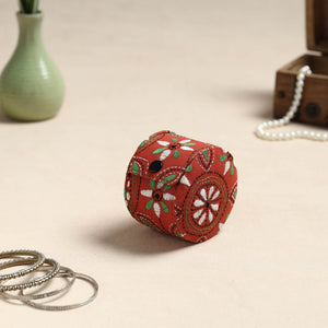 Bengal Kantha Work Handcrafted Bangle Box (Small)
