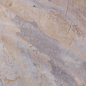 Beige - Digital Printed Marble Pattern Cotton Fabric 06