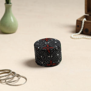 Bengal Kantha Work Handcrafted Bangle Box (Small)