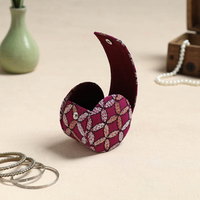 Bengal Kantha Work Handcrafted Bangle Box (Small)