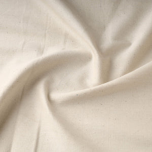 Beige - 2/40 Twill Cotton Handspun Handloom Natural Dyed Plain Fabric 16