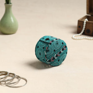 Bengal Kantha Work Handcrafted Bangle Box (Small)