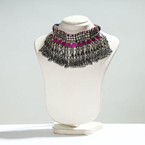 Antique Glass Encrusted Tribal GS Necklace