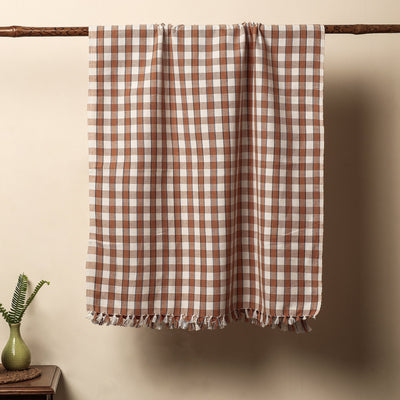Brown - Nidubrolu Handloom Cotton Bath Towel