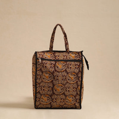 Brown - Handcrafted Cotton Shopping Hand Bag 02