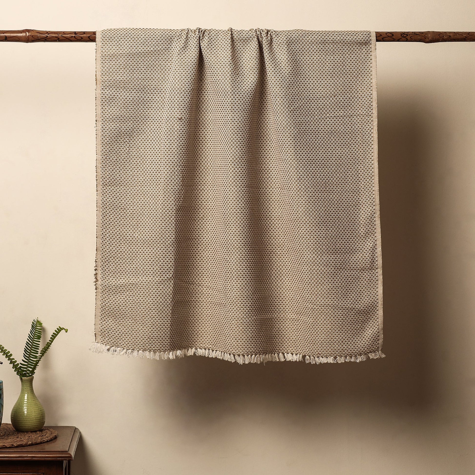 Brown - Alampur Handloom Cotton Bath Towel