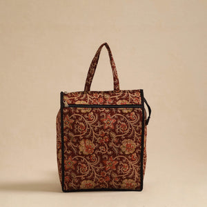 Brown - Handcrafted Cotton Shopping Hand Bag 27